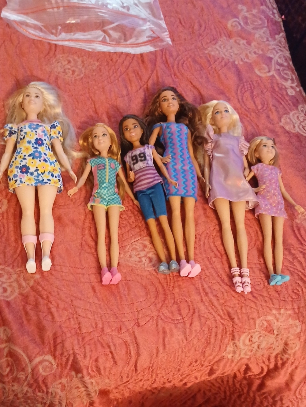 Barbie Dolls Assorted Girls' Fashion Dolls - Pink and Purple Dresses